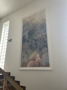 tapeta w sztukaterii obraz